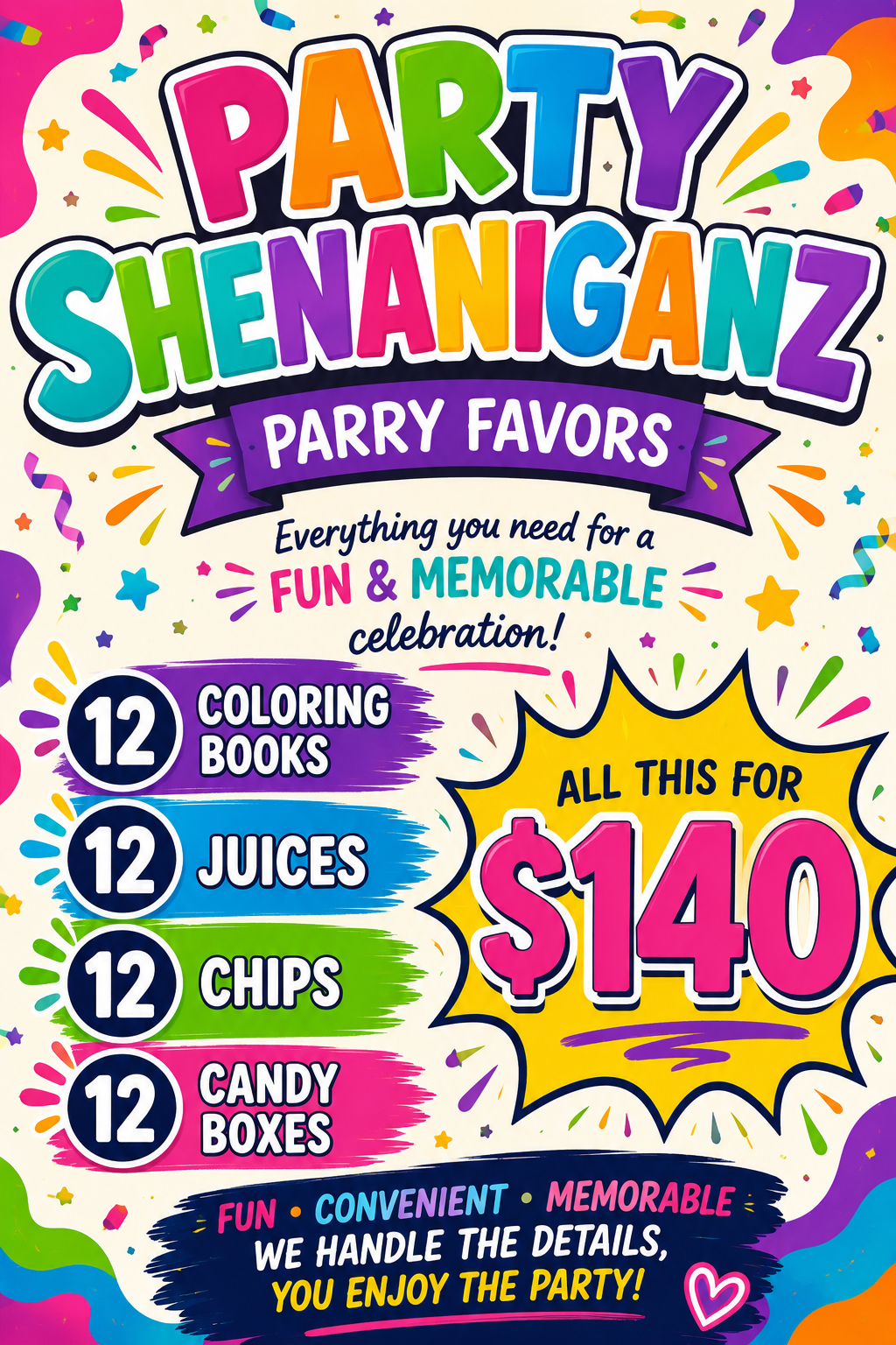 Mini Party Package